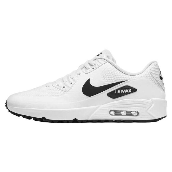 Size 13 Nike Air Max 90 G White Black Spikeless Mens Golf Shoes CU9978-101 main image 4